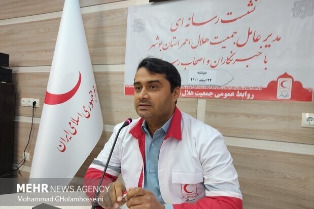 آمادگی کامل هلال‌احمر استان بوشهر برای شرایط اضطراری