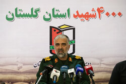 نشست خبری کنگره ۴۰۰۰ شهید استان گلستان