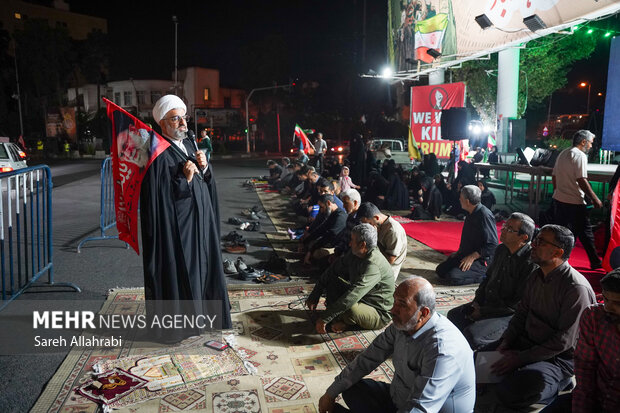 تجمع عزاداران فاطمی در شیراز