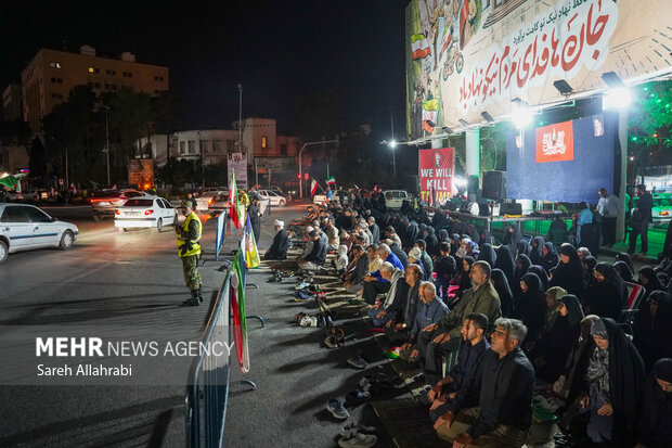 تجمع عزاداران فاطمی در شیراز