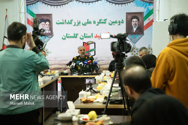 نشست خبری کنگره ۴۰۰۰ شهید استان گلستان