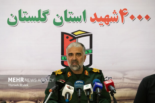 نشست خبری کنگره ۴۰۰۰ شهید استان گلستان