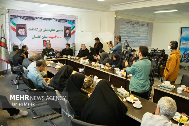نشست خبری کنگره ۴۰۰۰ شهید استان گلستان