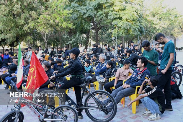همایش دوچرخه سواری در بیرجند