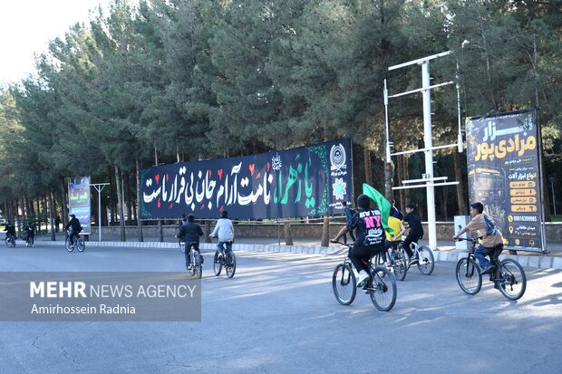 همایش دوچرخه سواری در بیرجند