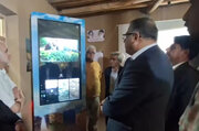 وب‌کیوسک هوشمند گردشگری در قلعه‌بالای شاهرود رونمایی شد