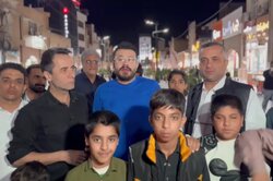 گفتگوی مجری تلویزیون با مردم در بازار رسولی زاهدان