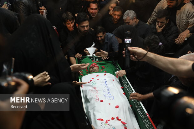 وداع با شهید محمدرضا طالبی در معراج شهدا