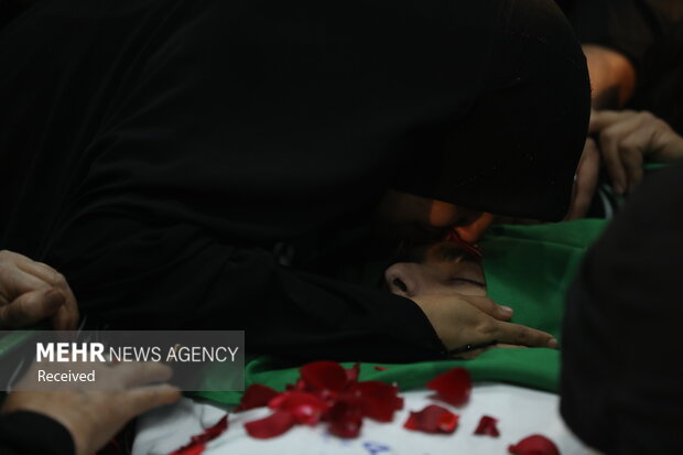 وداع با شهید محمدرضا طالبی در معراج شهدا