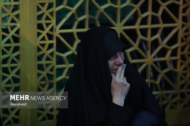 وداع با شهید محمدرضا طالبی در معراج شهدا