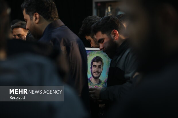 وداع با شهید محمدرضا طالبی در معراج شهدا