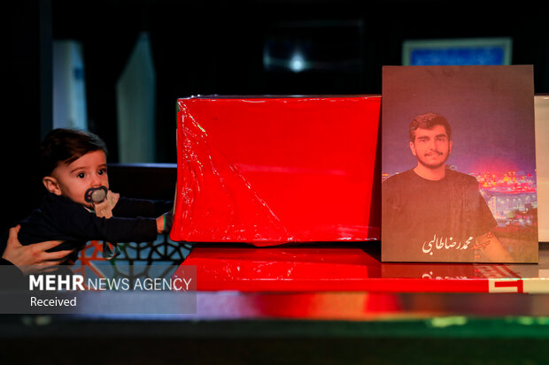 وداع با شهید محمدرضا طالبی در معراج شهدا