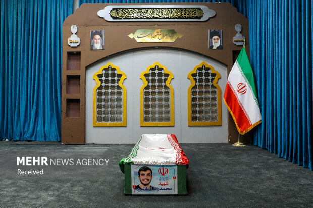 وداع با شهید محمدرضا طالبی در معراج شهدا