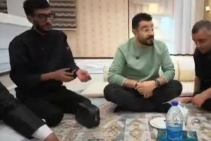 دورهمی مجری تلویزیونی با مردم سیستان و بلوچستان