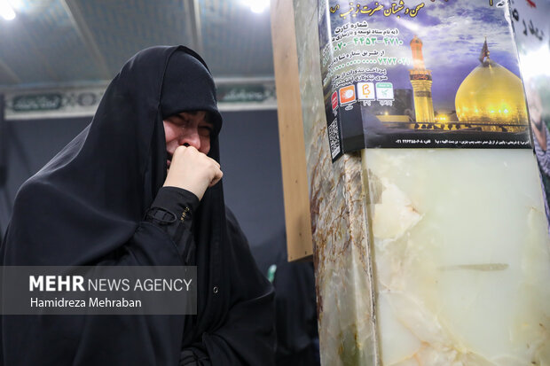 وداع با پیکر <a href='https://sayeb.ir/tag/%d8%b4%d9%87%db%8c%d8%af'></div>شهید</a> «محمدرضا طالبی» در مسجد خرقانی