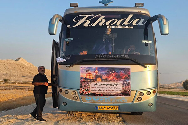 اعزام ۳۱۳ نفر از خانواده‌های شهدا لامرد در جنگ رمضان به مشهد مقدس