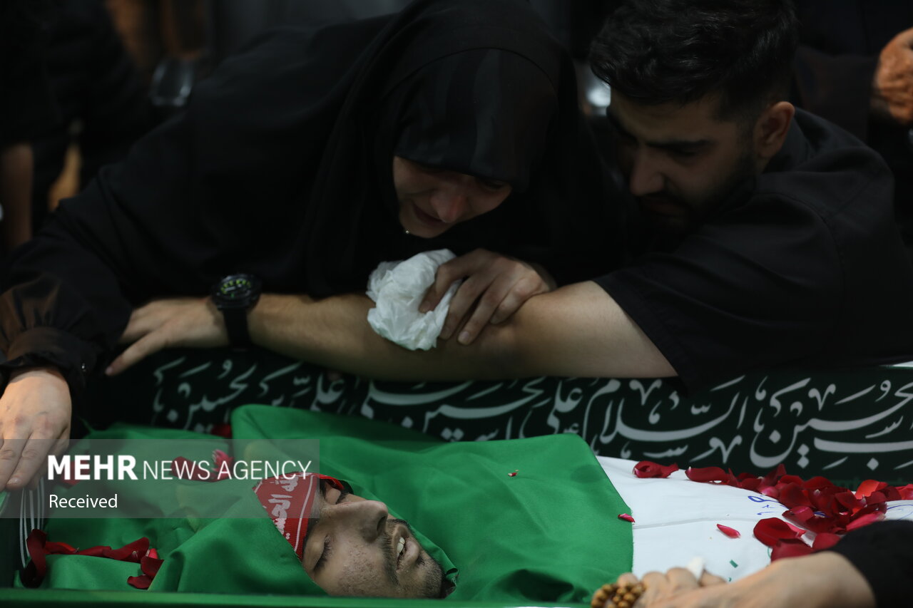 وداع با شهید محمدرضا طالبی در معراج شهدا