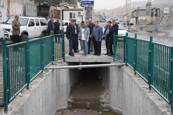 پوشش کانال ملاصدرا در تبریز برای هدایت روانآبها پوشش کانال ملاصدرا در تبریز برای هدایت روانآبها
