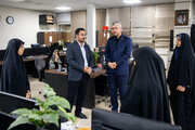 إبراهيم رضائي يزور وكالة مهر