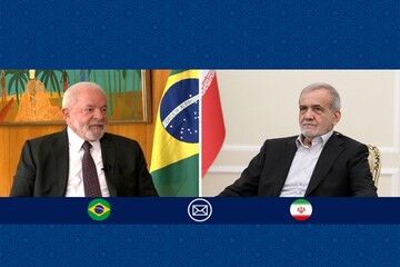 Pezeshkian calls for expanding Iran-Brazil relations
