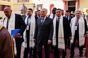 Iranian delegation attends opening of BRICS parliamentary forum in India