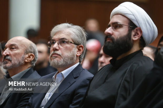 مراسم یادبود شهید علی لاریجانی