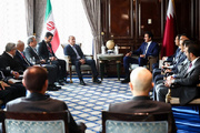 الرئيس الايراني وامير قطر يؤكدان على  تعزيز العلاقات الثنائية وتوسيع التعاون في مجال الطاقة