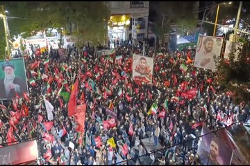 حماسه مردم خرم‌آباد در پشتیبانی از نیروهای مسلح کشور