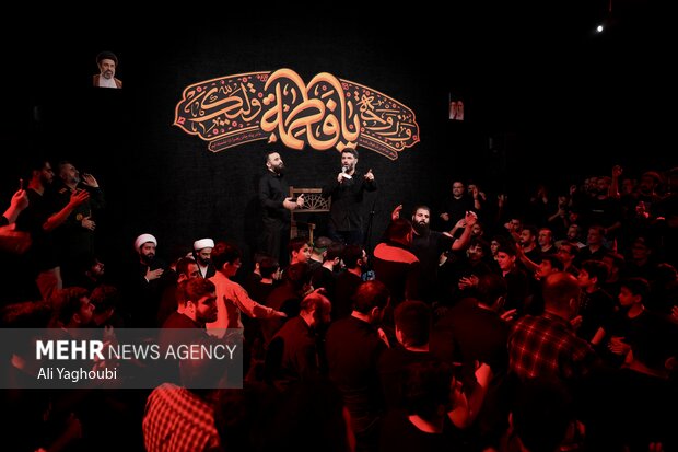 مراسم عزاداری شهادت حضرت زهرا(س) در رشت