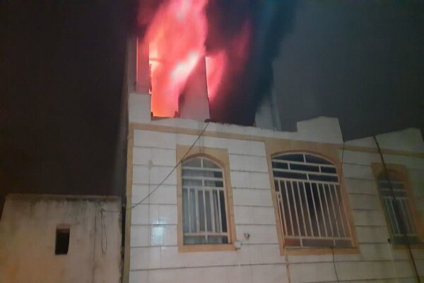 آتشسوزی طبقه دوم یک منزل مسکونی در گلدشت غربی خرمآباد مهار شد