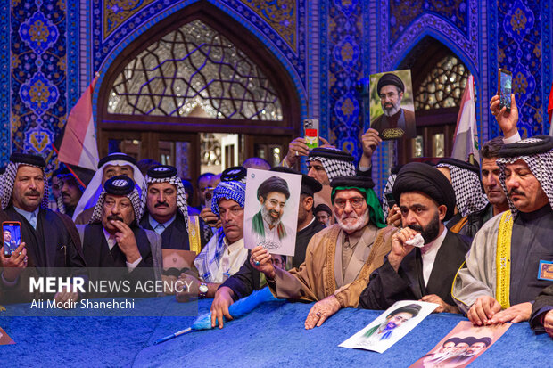 تشرف شیوخ عشایر <a href='https://sayeb.ir/tag/%d8%b9%d8%b1%d8%a7%d9%82'></div>عراق</a> به حرم امام رضا(ع)