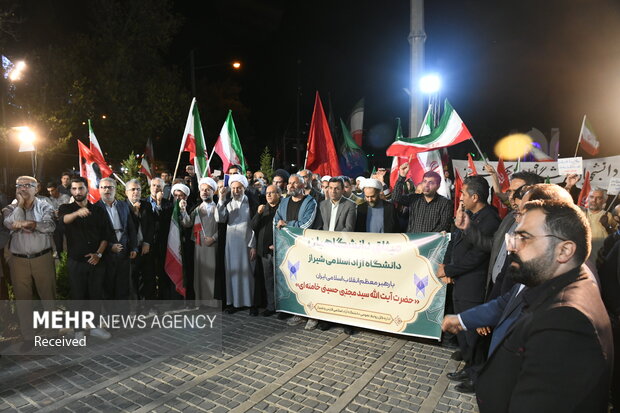 هم‌عهدی دانشجویان شیراز برای ساخت ایرانی مقتدر