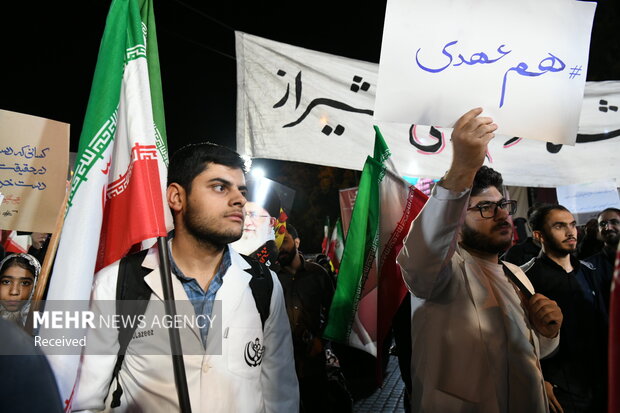 هم‌عهدی دانشجویان شیراز برای ساخت ایرانی مقتدر