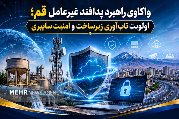 واکاوی راهبرد پدافندغیرعامل قم؛اولویت تاب‌آوری زیرساخت و امنیت سایبری
