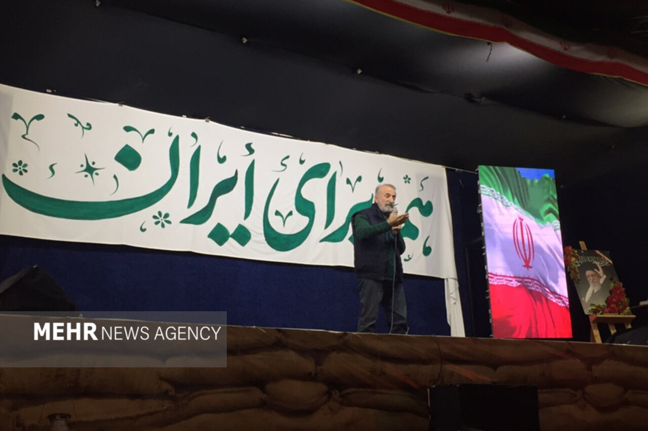 مهران رجبی: ایستادگی در میدان، وظیفه امروز ملت ایران است