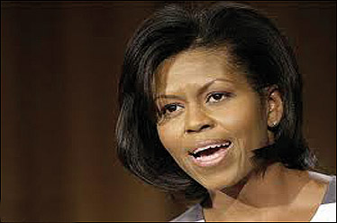 رسانه های خارجی از بازتاب اهدای جایزه باروت خیس به همسر اوباما می ترسند