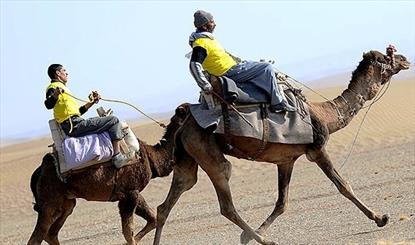 مسابقات کشوری شترسواری در خور و بیابانک اصفهان برگزار می‌شود



