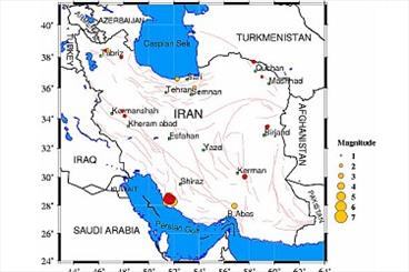 زمین لرزه 3.8 ریشتری بم را تکان داد