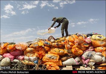 کشف 16 كيلوگرم مواد مخدر توسط نیروی انتظامی گناباد 