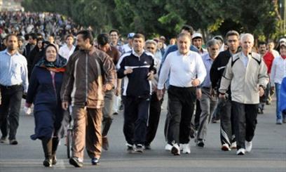 همايش پياده روي خانوادگي در بجنورد برگزار شد