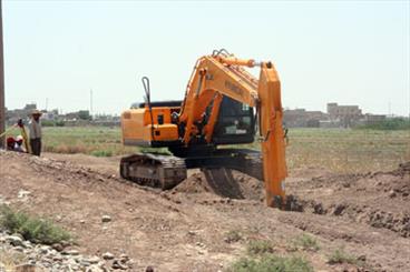 عملیات زهکشی روستای محمدآباد قرچک آغاز شد