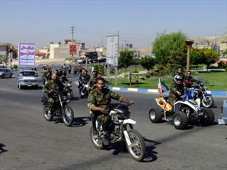 برگزاری رژه موتوری یگانهای نظامی و انتظامی در پردیس