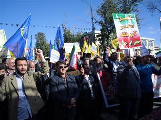 راهپیمایی با شکوه 13 آبان در کرمانشاه برگزار شد/ صلابت مبارزه با استکبار در آستانه محرم