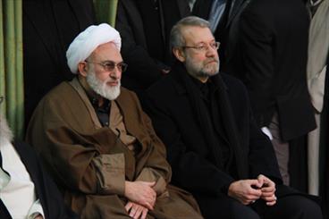 شهر قم در سوگ رسول الله و سبط اکبرش گریست/ حضور لاریجانی در بیوت مراجع تقلید