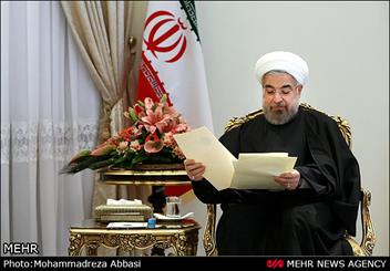 دیدار روحانی با سفیران جدید قطر،پاکستان،عمان و تایلند