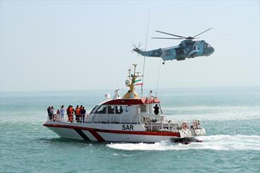 بزرگترین مانور جستجو و نجات دریایی منطقه خلیج فارس در هرمزگان برگزار شد