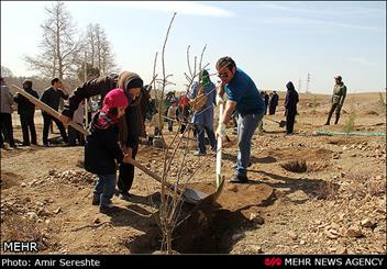 مراسم روز درختکاری در پارک جنگلی شهید بهشتی بروجرد برگزار شد