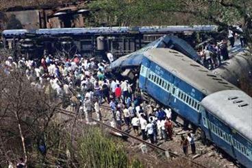 خروج قطار از ریل در هند ۶ کشته بر جا گذاشت