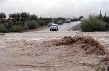 سیل گرمسار و آرادان خسارات جانی نداشت/ وزش توفان در برخی از نقاط استان سمنان
