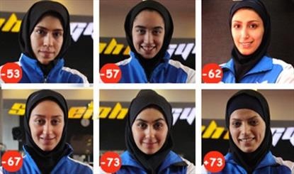 6 Iranian female athletes in Russia’s World Taekwondo Championships